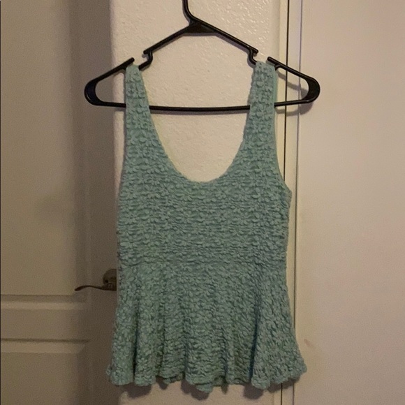 Blue floral tank top - Picture 2 of 2